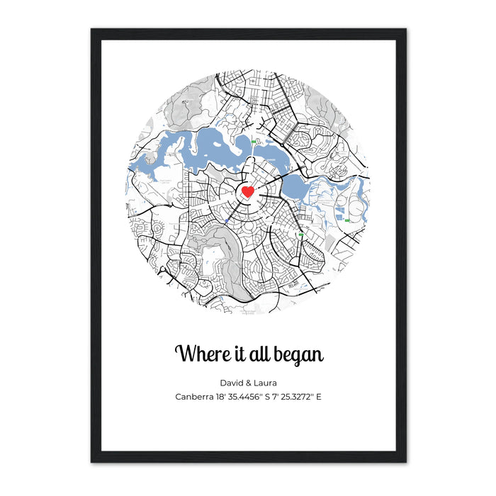 Where it all began - Personalized Poster